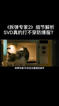 《拆弹专家2》细节解析：svd作为狠武器，真的打不穿防爆服？