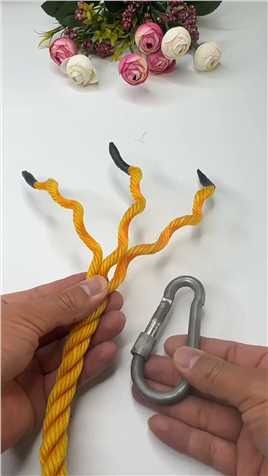 牛刚绳的插法#实用绳结 #绳结技巧