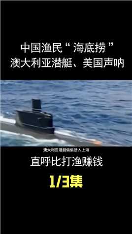 中国渔民“海底捞”，澳大利亚潜艇、美国声呐，直呼比打渔赚钱！ (1)