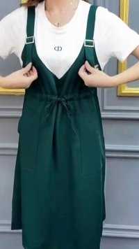 老婆一眼相中的裙子，穿上显高显瘦，不挑身材，老公看见都夸好看