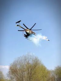 可以发射的小鸟直升机模型#武装直升机#模型#rc