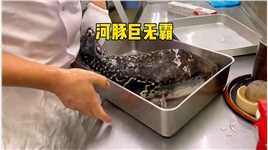 料理店大师处理一条年龄超过20年的巨型河豚#刺身美食 #杀鱼技术 #沉浸式杀鱼
