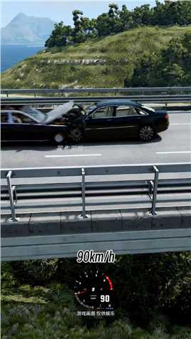 奥迪A8正面对撞迈巴赫S650，豪车对决谁更强？车祸模拟器汽车