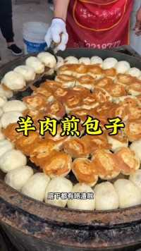 一块五一个的羊肉煎包#水煎包#菏泽旅游逛吃攻略#菏泽美食