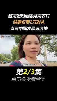 越南媳妇远嫁河南农村，2万彩礼便于仅相识7天的小伙结婚#跨国婚姻#越南媳妇#河南小伙 (2)