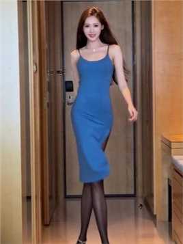 这蓝裙子飒吗？
