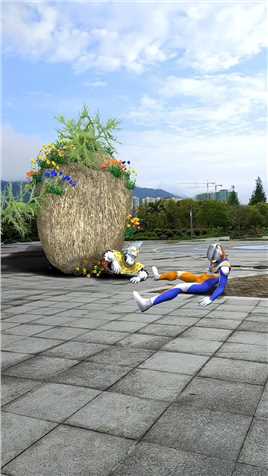 用力的活着 #创意摄影 #奥特曼