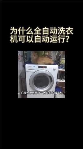 为什么全自动洗衣机可以自动运行？洗衣机维修自动洗衣机洗衣机清洁洗衣机清洗滚筒洗衣机清洗