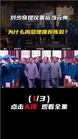 刘少奇提议粟裕当元帅，周总理强烈反对，为什么却推荐陈毅？#陈毅元帅#人物故事 (1)