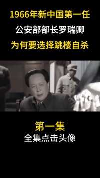 1966年，新中国第一任公安部部长罗瑞卿，为何要选择跳楼自杀？内容启发搜索