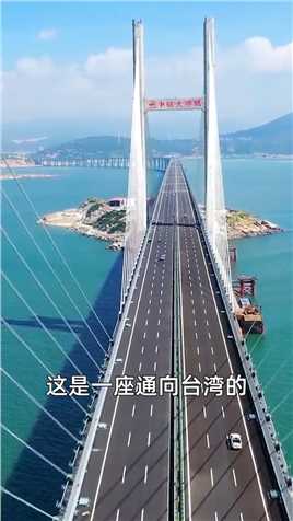 未来直接通往台湾的大桥！不管多么大的困难，也抵挡不了中国基建前进的脚步！ #中国基建