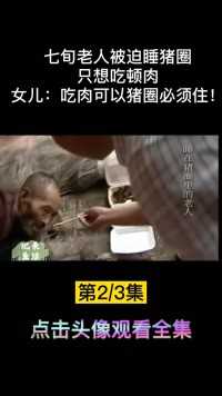 七旬老人被迫睡猪圈，只想吃顿肉，女儿：吃肉可以猪圈必须住！纪录片社会百态老人家庭 (2)