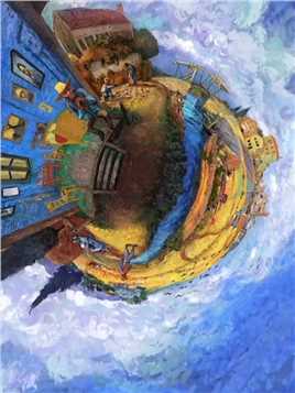 带你走进100多年前，艺术家梵高的麦田油画中。 #世界名画 #梵高.