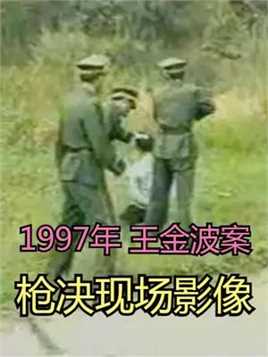 1997年，武汉“王金波抢劫杀人案”，公审枪决现场影像