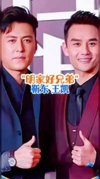 靳东和王凯《伪装者》戏里戏外都是好兄弟 #明星背后故事 #靳东#王凯