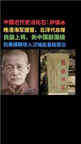 中国近代史活化石：萨镇冰抗美援朝攻入汉城后喜极而泣