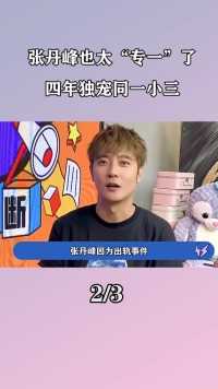 张丹峰也太“专一”了，四年独宠同一小三，洪欣该离婚了 (2)