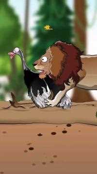 谣言：鸵鸟遇到危险可不是把头埋进沙堆呀！#科普#神奇动物 #动漫#动物科普#二次元