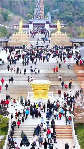 世界第一高大佛，比美国自由女神像还高出2米，免费开放 #东林大佛 #佛光普照普渡众生