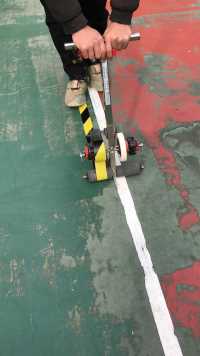 #沣江工具 地坪划线不一定要刷油漆，看看这款可以同步收集离型纸的5S警戒胶带划线机 #胶带划线机 #5S 