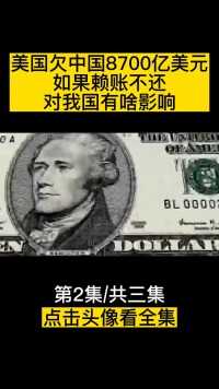 美国欠中国8700亿美元，如果赖账不还，对我国有啥影响？ (2)