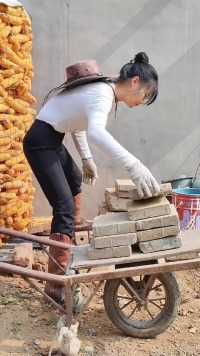 农村小院的日常普通生活！