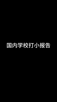 国内外打下报告的对比，这区别对待的是不是有点太明显了！