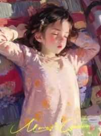 #一不小心掉进莫奈的画里 #把你家孩子睡觉的样子发出来看看 #当我娃睡着以后的样子 #萌娃睡姿