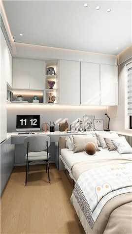 8平小卧室这样装，打破传统布局的局限性，宽敞舒适收纳多