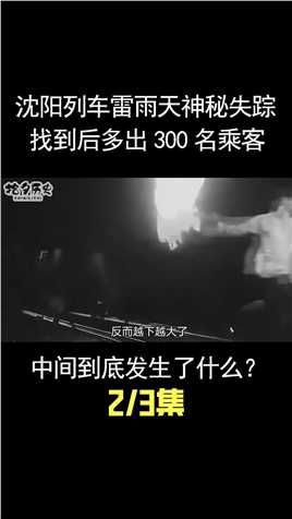 沈阳列车雨天神秘失踪，被找到后多出300多名乘客，发生了什么？ (2)