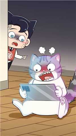 猫会玩疯的ipad游戏！！！ #猫 #冷知识 #猫咪的迷惑行为