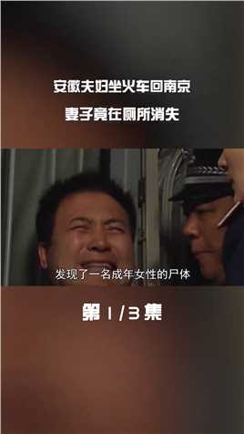 安徽夫妇坐火车回南京，妻子竟在厕所消失，警察的发现令人意外#民生#奇闻#民间故事 (1)