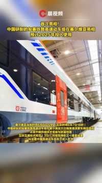 首次亮相！中国研制的匈塞铁路高速动车组在塞尔维亚亮相，预计2025年投入使用