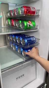 自动滚动饮料架，夏天储藏饮料啤酒，节省冰箱空间，拿取方便