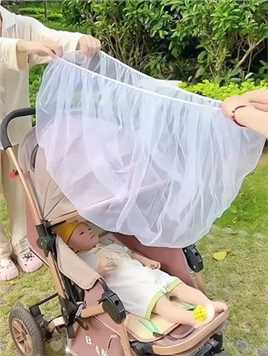 出门带娃可以在手推车上套上这个防蚊网，非常实用#母婴好物 #防蚊必备 #手推车 #婴儿车 #防蚊罩子婴儿