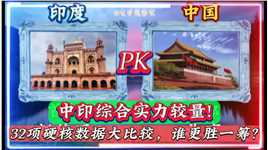 中印综合实力较量!32项硬核数据大比较，谁更胜一筹