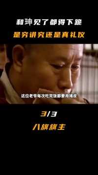 八旗旗主的权力有多大？和珅见了都得下跪，穷讲究还是真礼仪？#历史#经典老剧#历史故事#历史剧#和珅 (3)