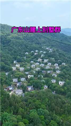 无人机在广东深山发现一大片豪华别墅群，这么漂亮的别墅为什么没人住，杂草丛生，这里发生了什么？