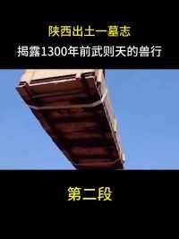 陕西出土一墓志，揭露1300年前武则天的兽行，史书果然没骗人武则天古代史女帝