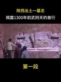 陕西出土一墓志，揭露1300年前武则天的兽行，史书果然没骗人武则天女帝古代史