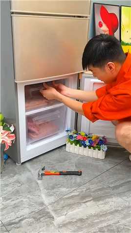 冰箱结冰难清除，还有异味，不妨试试这个冰箱疏通器#好物推荐 #