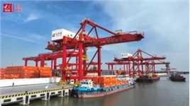济宁龙拱港到越南胡志明市  省首条运河外贸出口航线正式开通