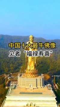 世界最牛的佛像在中国，见者平安喜乐#佛像