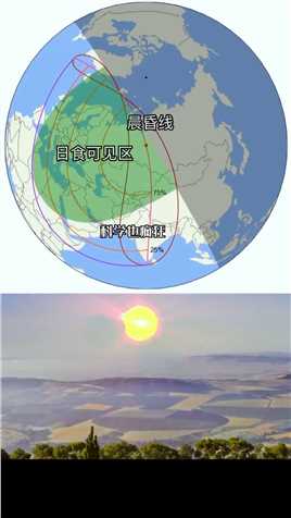 2022.10.25日日偏食就要上演！我国西藏、新疆、青海、甘肃部分地区可见！日食与月食一般是成对出现的，11月8日将上演月全食届时中国大部分地区均可见！