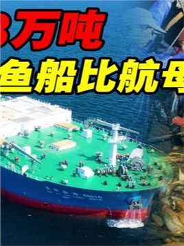 中国养鱼船比航母都大！13万吨排水量，可年产3000吨大黄鱼 #科普一下 #国信一号 #养殖技术