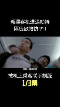 客机遭遇劫持，匪徒试图效仿911，却被机上乘客联手制服！ (1)