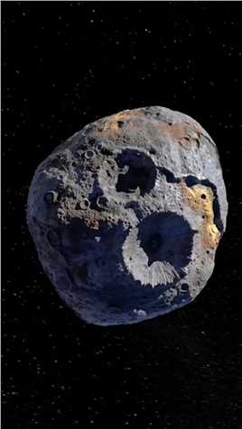 这是灵神星，是一颗直径200公里的金属小行星,位于火木之间，其含有丰富的金属资源,除了大量铁金属外,天文学家还在灵神星上发现了大量的黄金、铂以及辉石的存在。根据估计，灵神星的价值大约为1000亿亿元