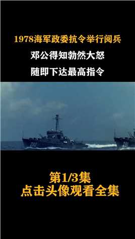 1978海军政委抗令举行阅兵，邓公得知勃然大怒，随即下达最高指令