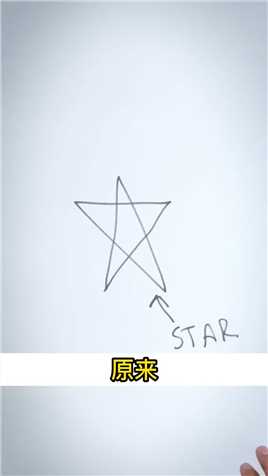 星星为什么画成五角形状