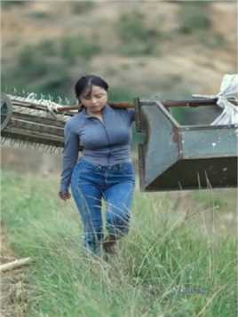 生活比较忙碌，而且有点辛苦，但农人娘不怕辛苦，勤劳而勇敢，过着忙碌朴实的乡村生活！